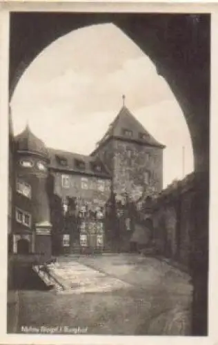 08499 Mylau Burghof *ca. 1950