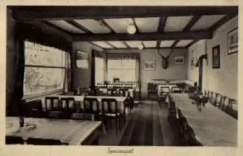 08499 Mylau Forsthaus Landpoststempel Jägerhaus o 4.5.1942