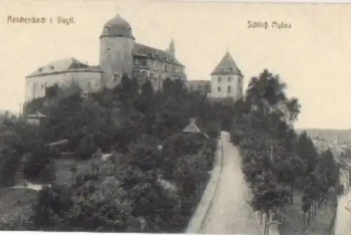 08499 Reichenbach Vogtland Schloss Mylau * ca. 1910