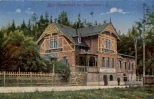 08491 Netzschkau Bad Rosenthal Restauration gebr. 4.9.1918