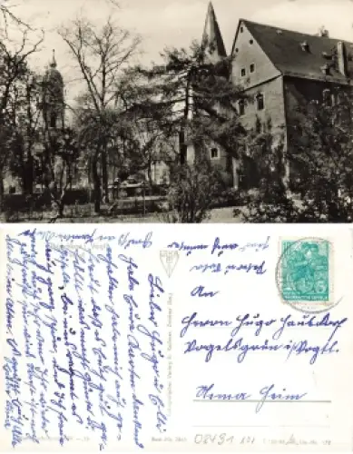 08491 Netzschkau Schloss o ca. 1958