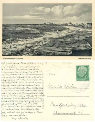 25761 Büsum Nordweststurm o 6.9.1958