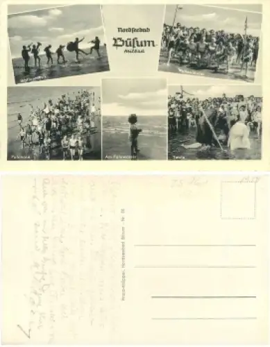 25761 Büsum Strandleben * 1950
