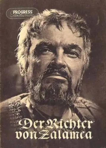Der Richter von Zalamea Filmprogramm Progress 31/56 mit Rolf Ludwig
