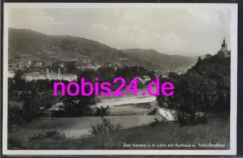 56377 Bad Nassau Lahn mit Kurhaus *ca.1930