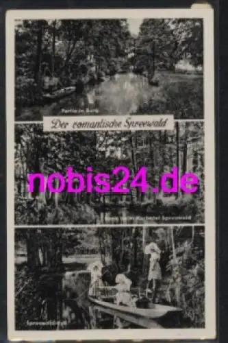 Spreewald Trachten Kahnfahrt *ca.1940