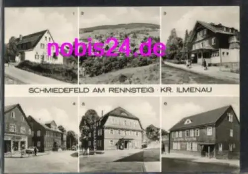 98711 Schmiedefeld Hotels am Rennsteig  *ca.1978