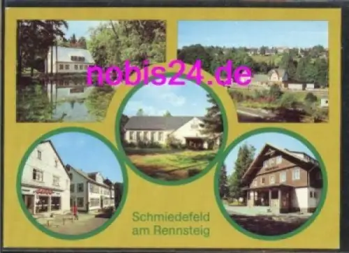 98711 Schmiedefeld Bahnhof Gasthaus o ca.1987