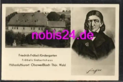 98744  Oberweißbach Fröbel Kindergarten o 21.8.1958