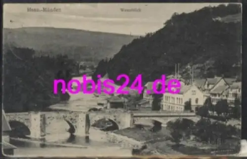 34346 Hann. Münden Weserblick o 17.6.1917