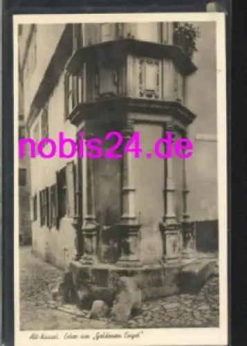 Alt Kassel Erker goldener Engel  *ca.1930