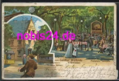 Wölfnitz Dresden Gasthof  o 21.5.1901