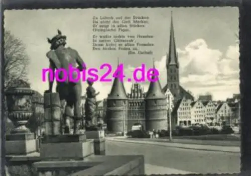 Lübeck Denkmal Kirche Tor o 28.10.1961