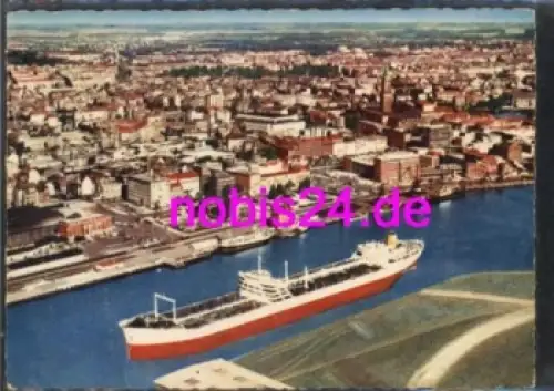 Kiel mit Tankerschiff o 22.3.1962