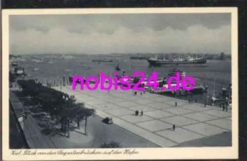 Kiel Hafen Schiffe Auto *ca.1935