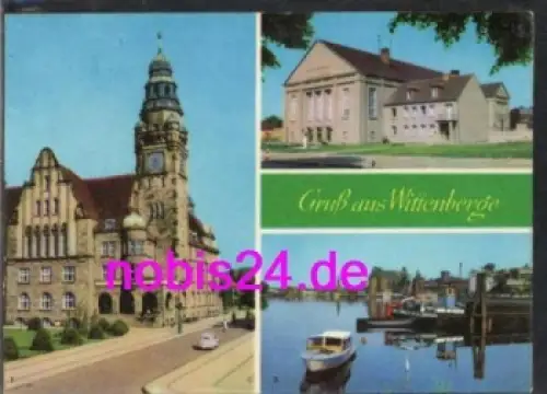 19322 Wittenberge Hafen Schiff Kulturhaus o 6.6.1967