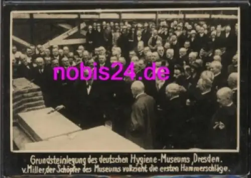 Dresden Hygiene Museum Grundsteinlegung 1927