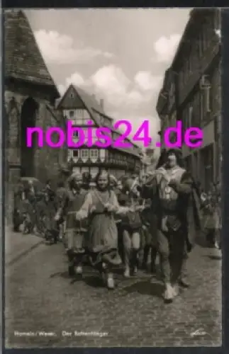 31750 Hameln die Rattenfänger Umzug o 16.8.1956