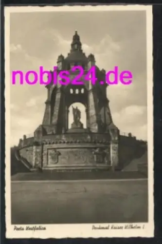 32452 Porta Westfalica Kaiser Wilhelm Denkmal  *ca.1930