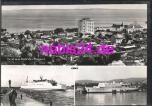 18546 Sassnitz Fährschiffe Hafen o 18.9.1986