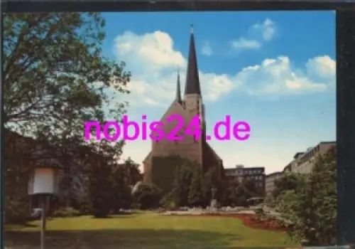 Bielefeld Nicolai Kirche Parkanlage *ca.1970