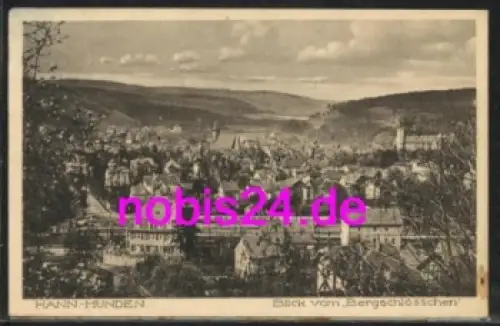 34346 Hann. Münden vom Bergschlösschen o 15.10.1928