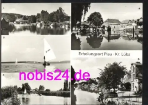 19395 Plau Plauer See Schleuse Boot o 27.9.1982