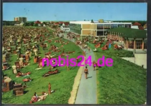 25761 Büsum Nordseebad Strandanlagen o ca.1974