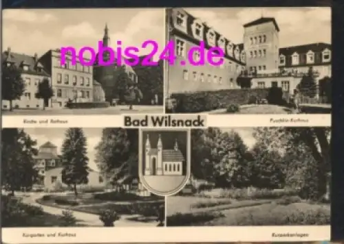 19336 Bad Wilsnack Kurhaus Rathaus o 20.8.1961