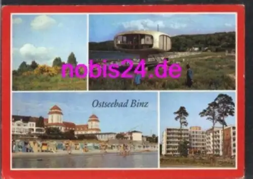 18609 Binz Rügen Rettungsturm Heim o ca.1987