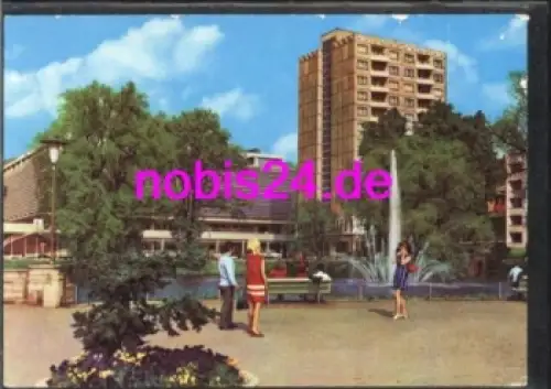 Suhl Hochhaus Brunnen *ca.1978