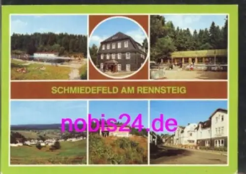 98528 Schmiedefeld Waldbad Gasthaus *ca.1987