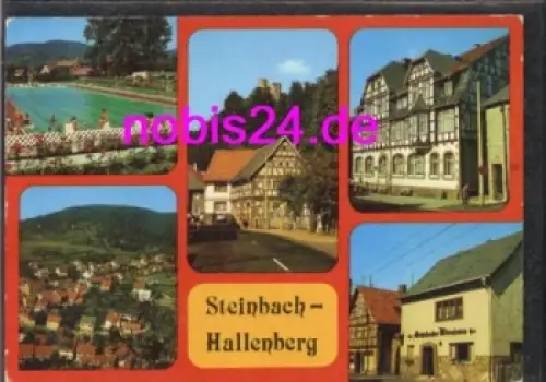 98587 Steinbach Hallenberg Bad Gasthof o ca.1980