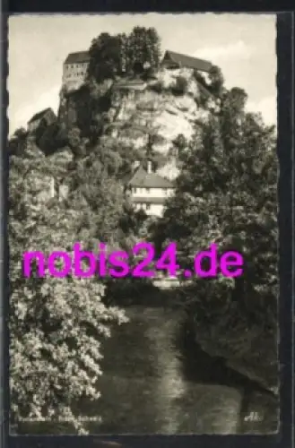 91278 Pottenstein Burganlage o 3.8.1956