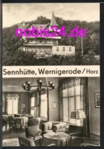 38855 Wernigerode Harz Gasthof Sennhütte o 12.5.77