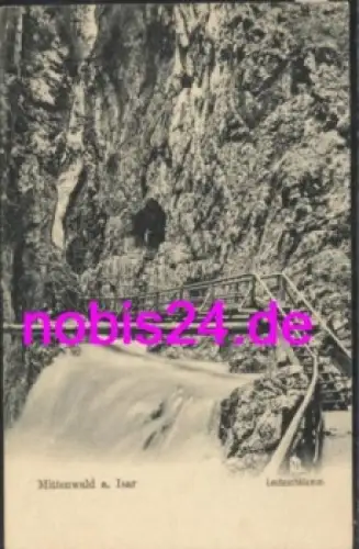 82481 Mittenwald Isar Leutaschklamm *ca.1910