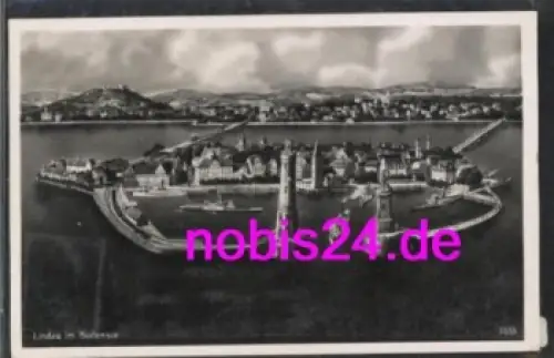 88131 Lindau im Bodensee Hafeneinfahrt o 14.5.1938