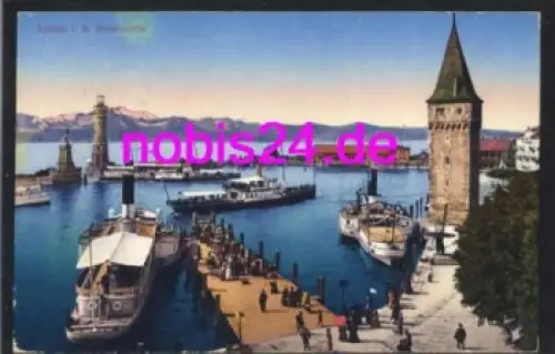 88131 Lindau Bodensee Hafenpartie o 29.3.1919