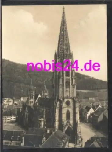 Freiburg Breisgau Münster von Nordwest *ca.1966