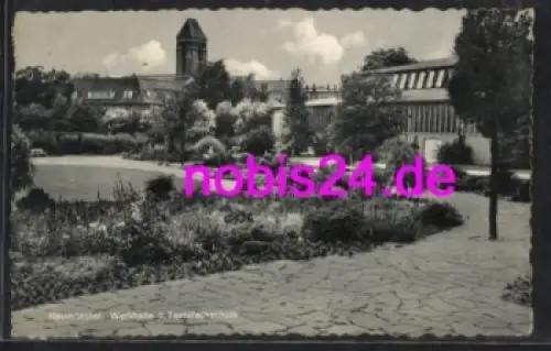 24537 Neumünster Halle Textilfachschule o 27.2.1958