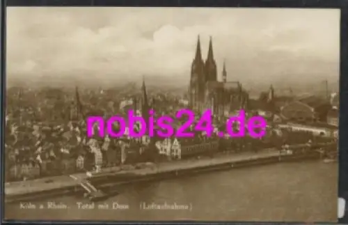 Köln Dom Luftbildaufnahme *ca.1930