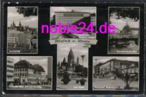 Mainz am Rhein Ansichtskarte o 20.3.1962