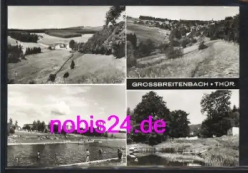 98701 Grossbreitenbach Mühle Freibad o 10.2.1982