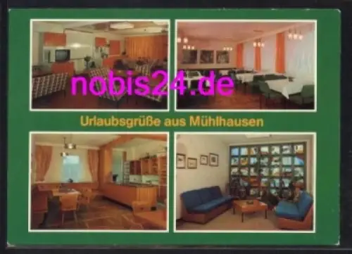 08645 Mühlhausen Bad Elster Ferienheim o 7.4.1990