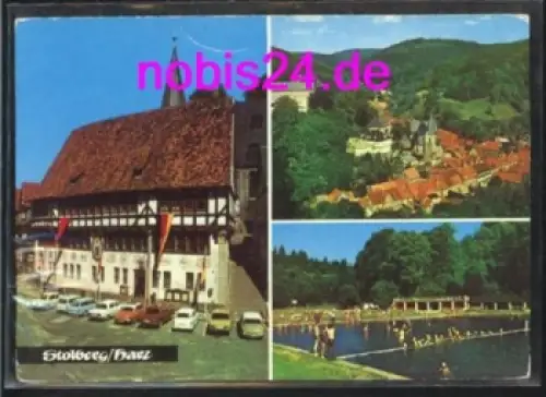 06547 Stolberg Harz Rathaus Waldbad  *ca. 1977