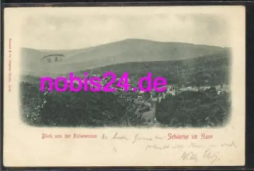 38879 Schierke im Harz o 31.7.1900