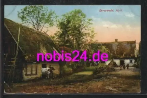 Spreewald Häuser Idyll  *ca.1930