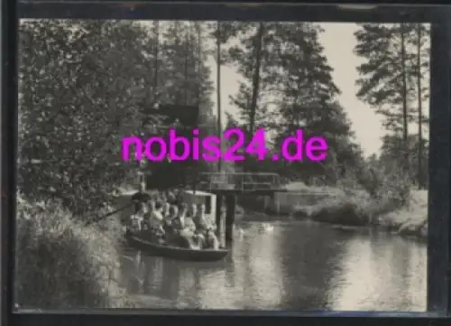 03096 Spreewald Kahnfahrt im Boot o 14.9.1969