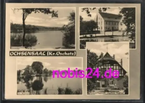 04774 Ochsensaal Dahlen Gasthof Cafe Teich  *ca.1964