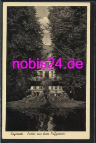 Bayreuth Partie im Hofgarten o 10.7.1942